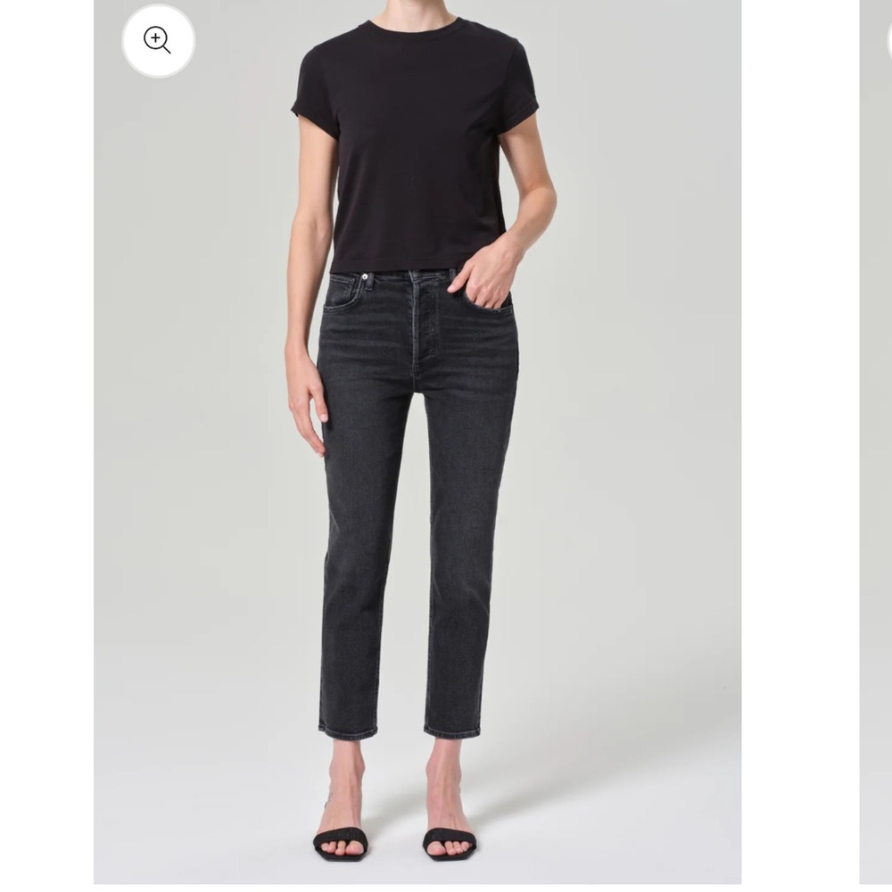 Agolde Riley Panoramic Denim Jeans - Size 29